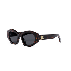 52A - Shiny Dark Havana with Smoke Lenses