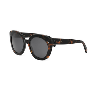 52A - Shiny Havana with Grey Lenses