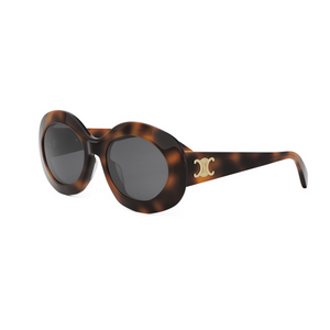 53A - Shiny Havana with Grey Lenses
