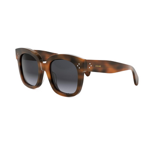 53B - Shiny Havana with Grey Gradient Lenses