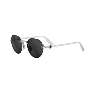 F0A0 - Shiny Silver with Grey Lenses