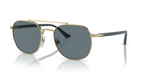 515/3R - Gold with Polarized Dark Blue  Lenses