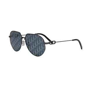 H4B8 - Shiny Black with Blue Lenses