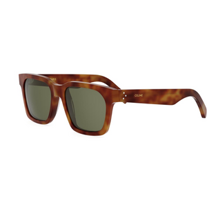 52N - Shiny Havana with Green Lenses