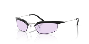 TZM40J - Black/Silver with Violet Lenses