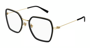 001 - Black with Clear Lenses