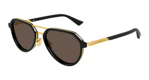 001 - Black with Brown Lenses