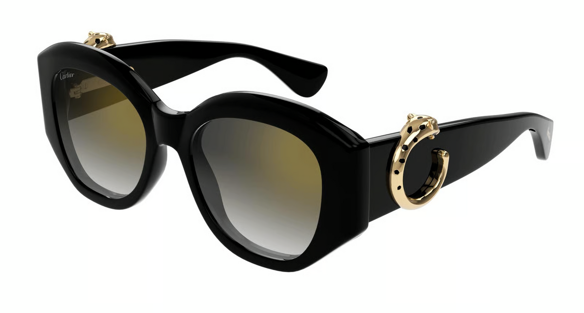 Cartier CT0502S-002 Sunglasses Havana Green Acetate Cartier CT0502S-002 Sunglasses Havana Green Acetate main image 2