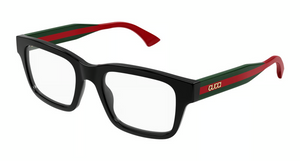 001 - Black with Clear Lenses