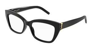 001 - Black with Clear Lenses