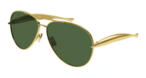 001 - Gold with Green Lenses