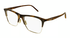 001 - Havana with Clear Lenses