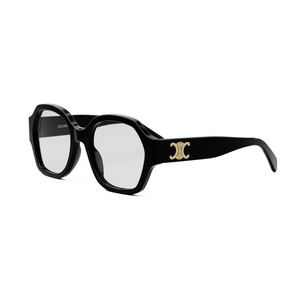 001 - Shiny Black with Clear Lenses
