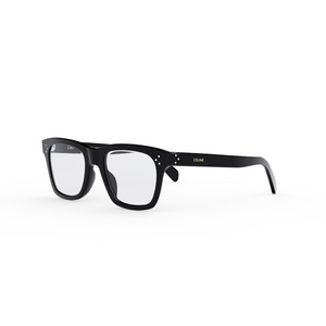 001 - Shiny Black with Clear Lenses