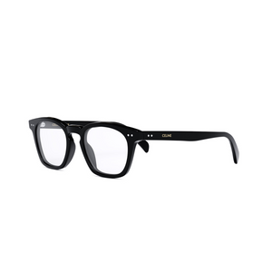 001 - Shiny Black with Clear Lenses