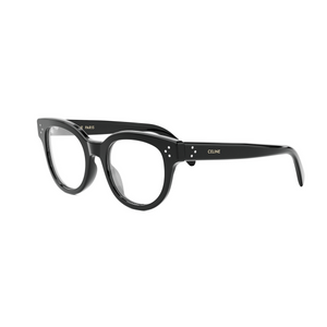 001 - Shiny Black with Clear Lenses