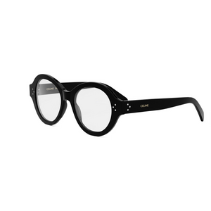 001 - Shiny Black with Clear Lenses