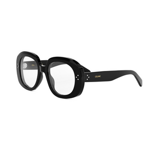 001 - Shiny Black with Clear Lenses