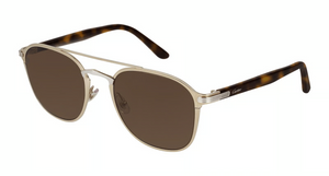002 - Gold With Brown Lenses
