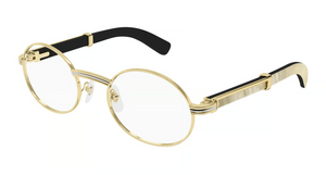 002 - Gold with Clear Lenses