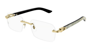 002 - Gold with Clear Lenses