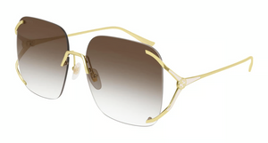 002 - Gold with Brown Lenses