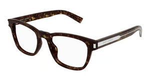 002 - Havana with Clear Lenses