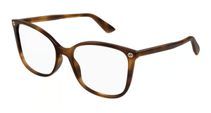 002 - Havana with Clear Lenses
