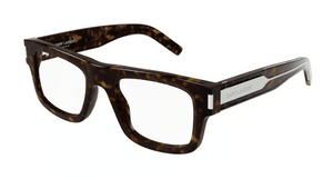 002 - Havana with Clear Lenses