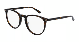 002 - Havana with Clear Lenses