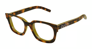 002 - Havana with Clear Lenses