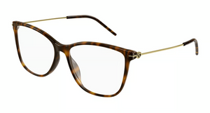 002 - Havana with Clear Lenses