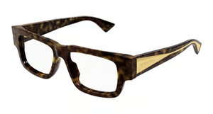 002 - Havana with Clear Lenses