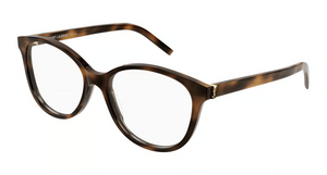002 - Havana with Clear Lenses