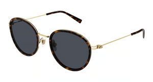 002 - Havana with Blue Lenses