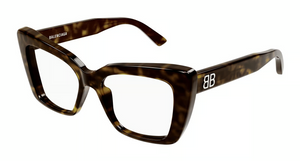 003 - Havana with Clear Lenses