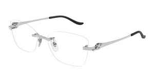 002 - Silver with Clear Lenses
