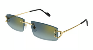 003 - Gold With Green Lenses