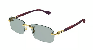 003 - Gold with Green Lenses
