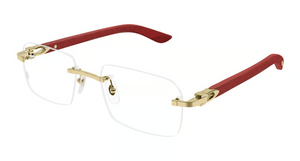003 - Gold with Clear Lenses