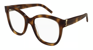 003 - Havana with Clear Lenses