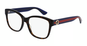 003 - Havana with Clear Lenses