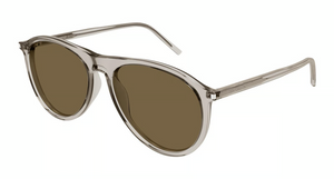 004 - Beige with Brown Lenses