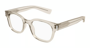 004 - Beige with Clear Lenses