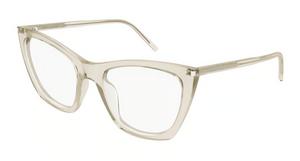 004 - Beige with Clear Lenses
