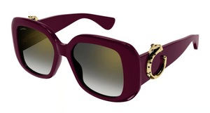 004 - Burgundy With Grey Lenses