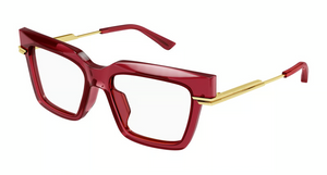 004 - Burgundy with Clear Lenses