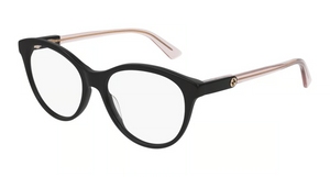 004 - Black with Clear Lenses
