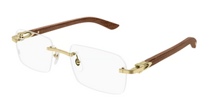 004 - Gold with Clear Lenses
