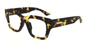007 - Havana with Clear Lenses